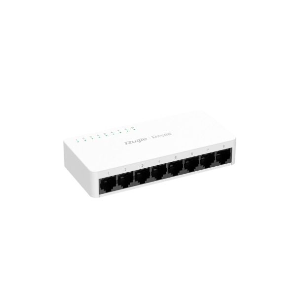 Ruijie Reyee RG-ES08F 8-Port 10/100 Mbps Desktop Plastic Switch