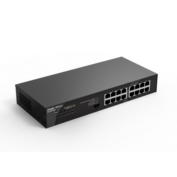 Ruijie Reyee RG-ES116G 16-port 10/100/1000Mbps Unmanaged Non-PoE Switch