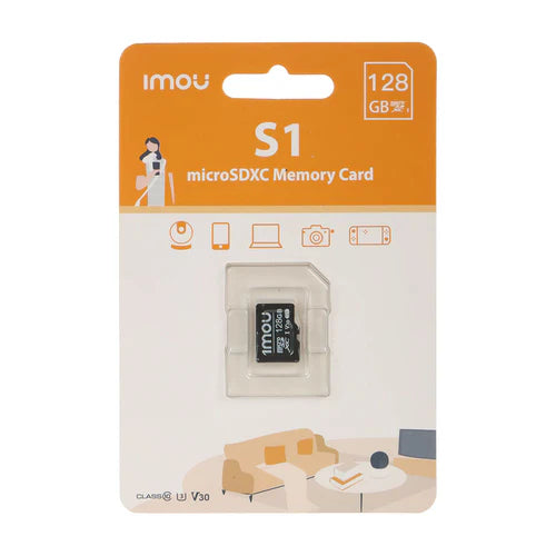 IMOU ST2-128-S1 128GB microSD memory card exclusively for 24x7 video surveillance