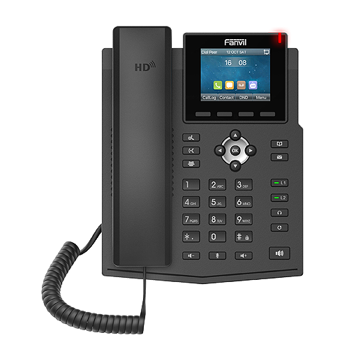 Fanvil X3SG Gigabit IP Phone 4 SIP Lines with 2 Line Keys and Color Display