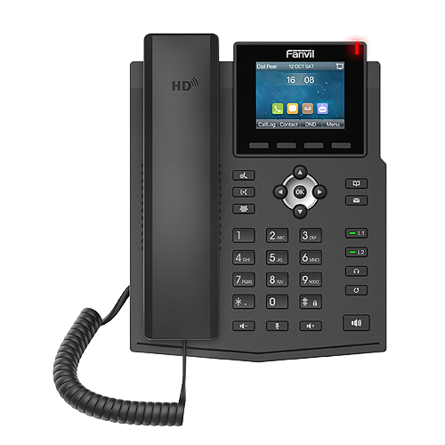Fanvil X3SG Gigabit IP Phone 4 SIP Lines with 2 Line Keys and Color Display
