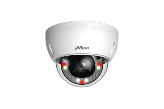 Dahua IPC-HDBW2449E-S-IL-0280 4MP Smart Dual Light Fixed-focal Dome WizSense Network Camera