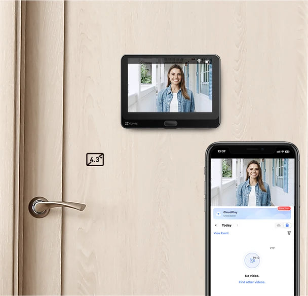 EZVIZ CS-HP4-R100-6E2WPFBS Smart WIFI Door Viewer Bahrain