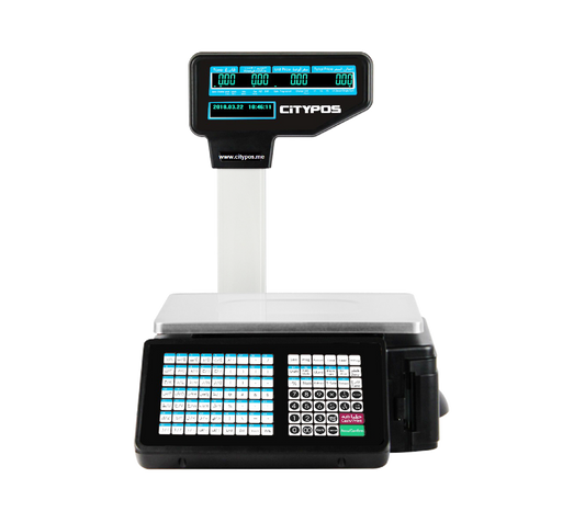 Citypos CP-LWS201-BLA 30KG BARCODE LABEL SCALE-BLA