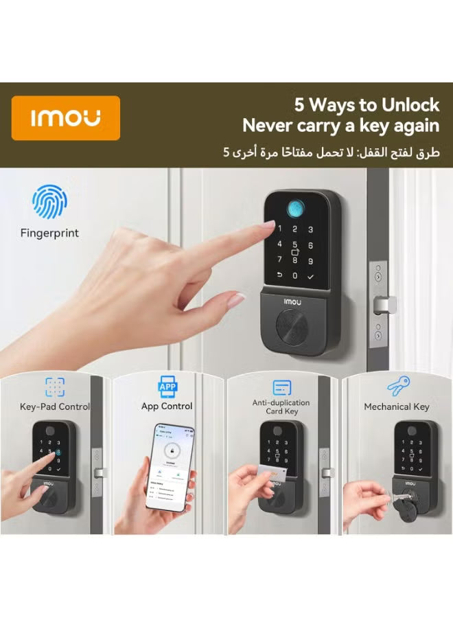 Imou Cubo1 Smart Door Lock, Fingerprint Smart Lock