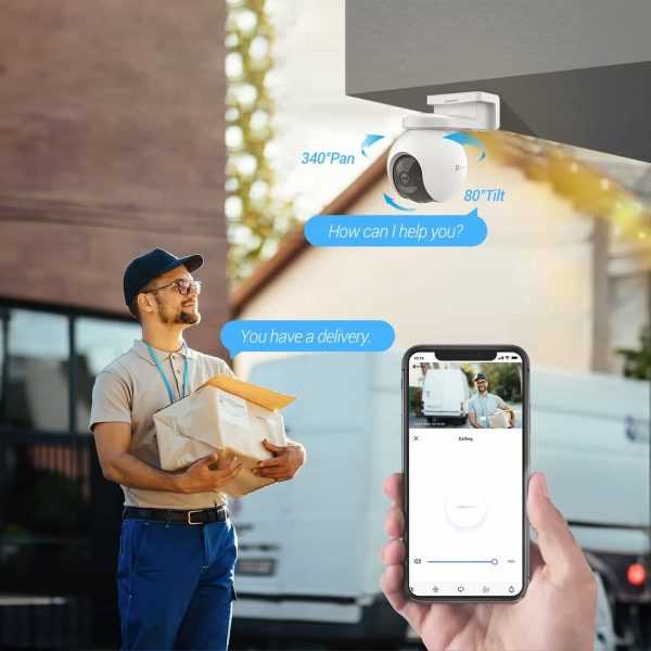 EZVIZ EB8 4G 2K – Pan & Tilt 4G Battery Camera