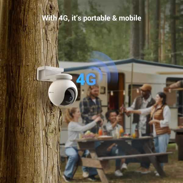 EZVIZ EB8 4G 2K – Pan & Tilt 4G Battery Camera