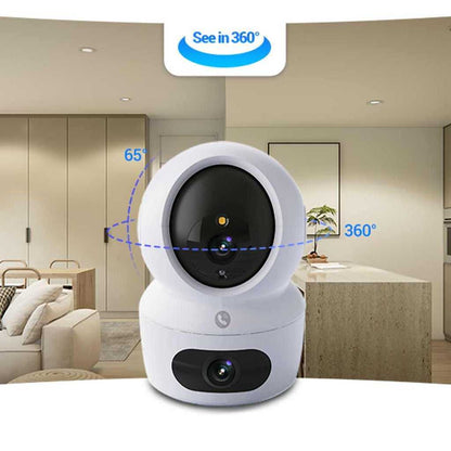 EZVIZ CS-H7C-R100-8G44WF Dual Lens Wi-Fi Pan & Tilt Indoor Security Camera 2K+ 4MP+4MP 2.8-6mm (Mic) (Full Color)