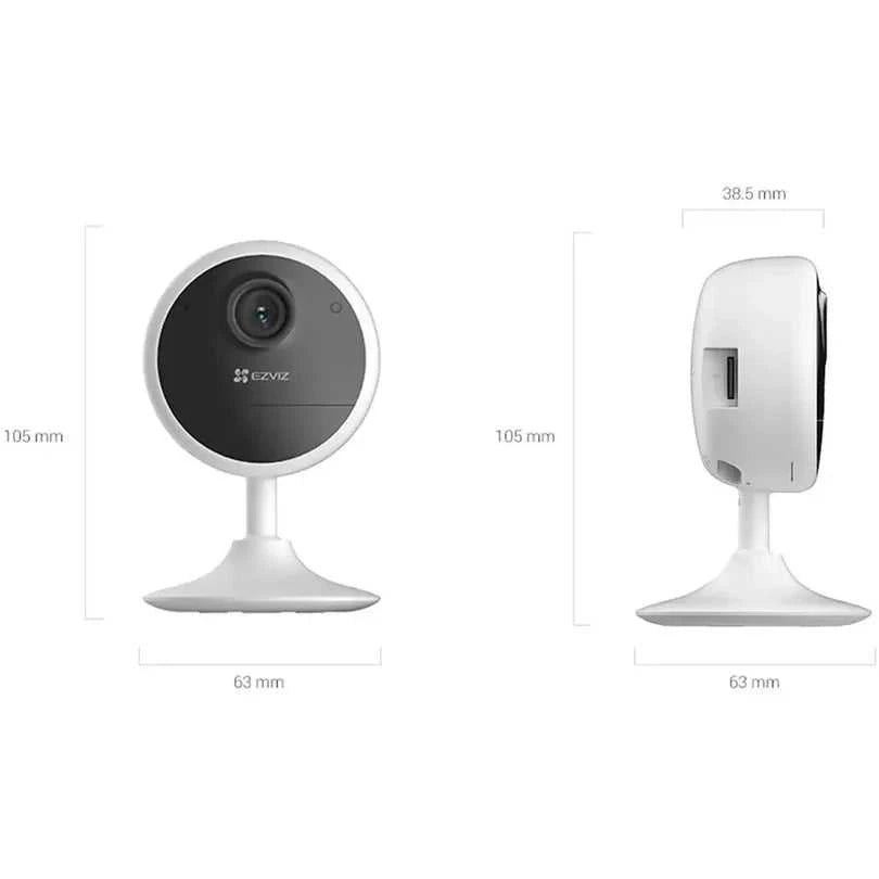 EZVIZ CB1 1080p Indoor Battery Camera with Human Detection, 2-Way Talk, Magnetic Base, IR Night Vision, Up to 40-Day Battery Life