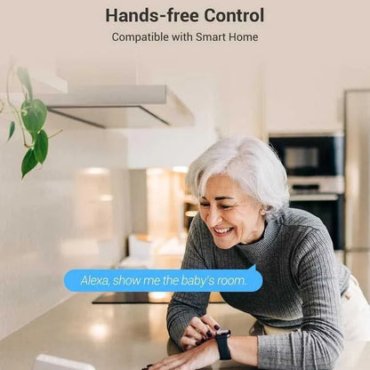 EZVIZ CB1 1080p Indoor Battery Camera with Human Detection, 2-Way Talk, Magnetic Base, IR Night Vision, Up to 40-Day Battery Life