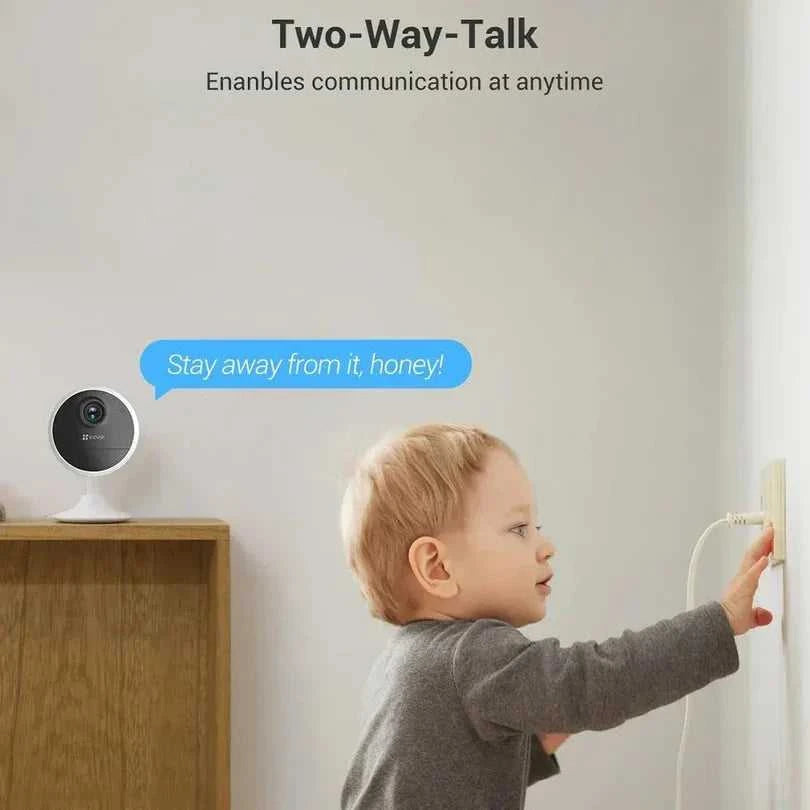 EZVIZ CB1 1080p Indoor Battery Camera with Human Detection, 2-Way Talk, Magnetic Base, IR Night Vision, Up to 40-Day Battery Life
