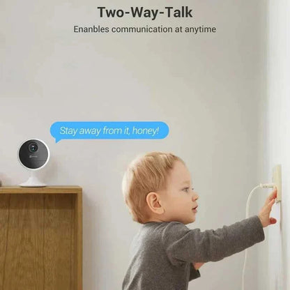 EZVIZ CB1 1080p Indoor Battery Camera with Human Detection, 2-Way Talk, Magnetic Base, IR Night Vision, Up to 40-Day Battery Life