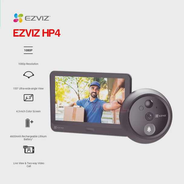 EZVIZ CS-HP4-R100-6E2WPFBS Smart WIFI Door Viewer Bahrain