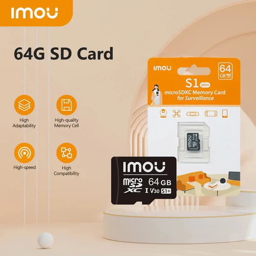 IMOU ST2 64GB Micro SD Card 24x7 Video Surveillance