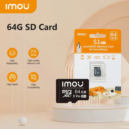 IMOU ST2 64GB Micro SD Card 24x7 Video Surveillance