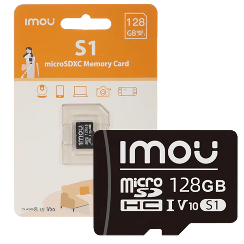 IMOU ST2-128-S1 128GB microSD memory card exclusively for 24x7 video surveillance