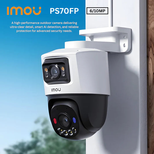 IMOU IPC-PS70FP-6M0 Series 6/10MP IMOU Outdoor PoE Outdoor PT Security Camera