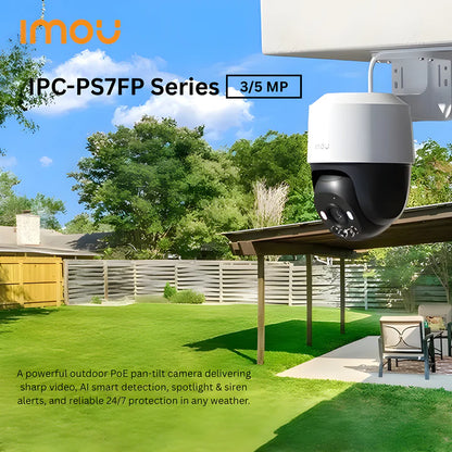 IMOU IPC-PS7FP-5M0 Series 3/5 MP IMOU Outdoor PoE Smart PT Security Camera