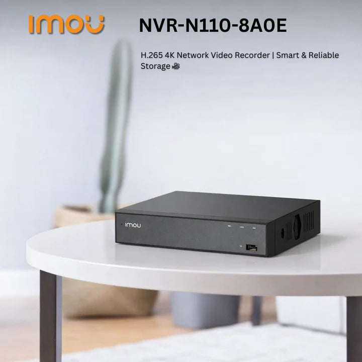 Imou NVR-N110-8A0E IMOU - NVR recorder for IMOU cameras, LAN cable, 10CH video…