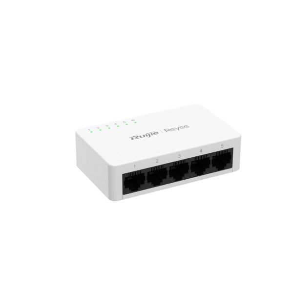 Ruijie Reyee RG-ES05F 5-Port 10/100 Mbps Desktop Plastic Switch