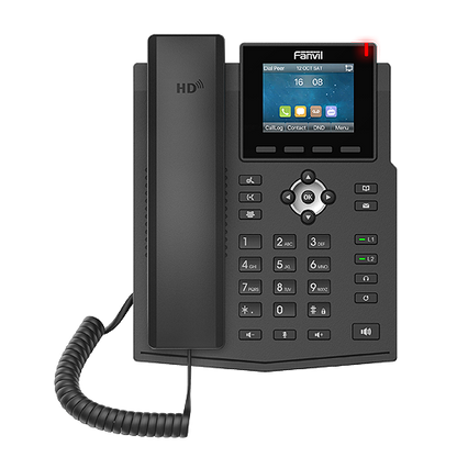 Fanvil X3SG Gigabit IP Phone 4 SIP Lines with 2 Line Keys and Color Display