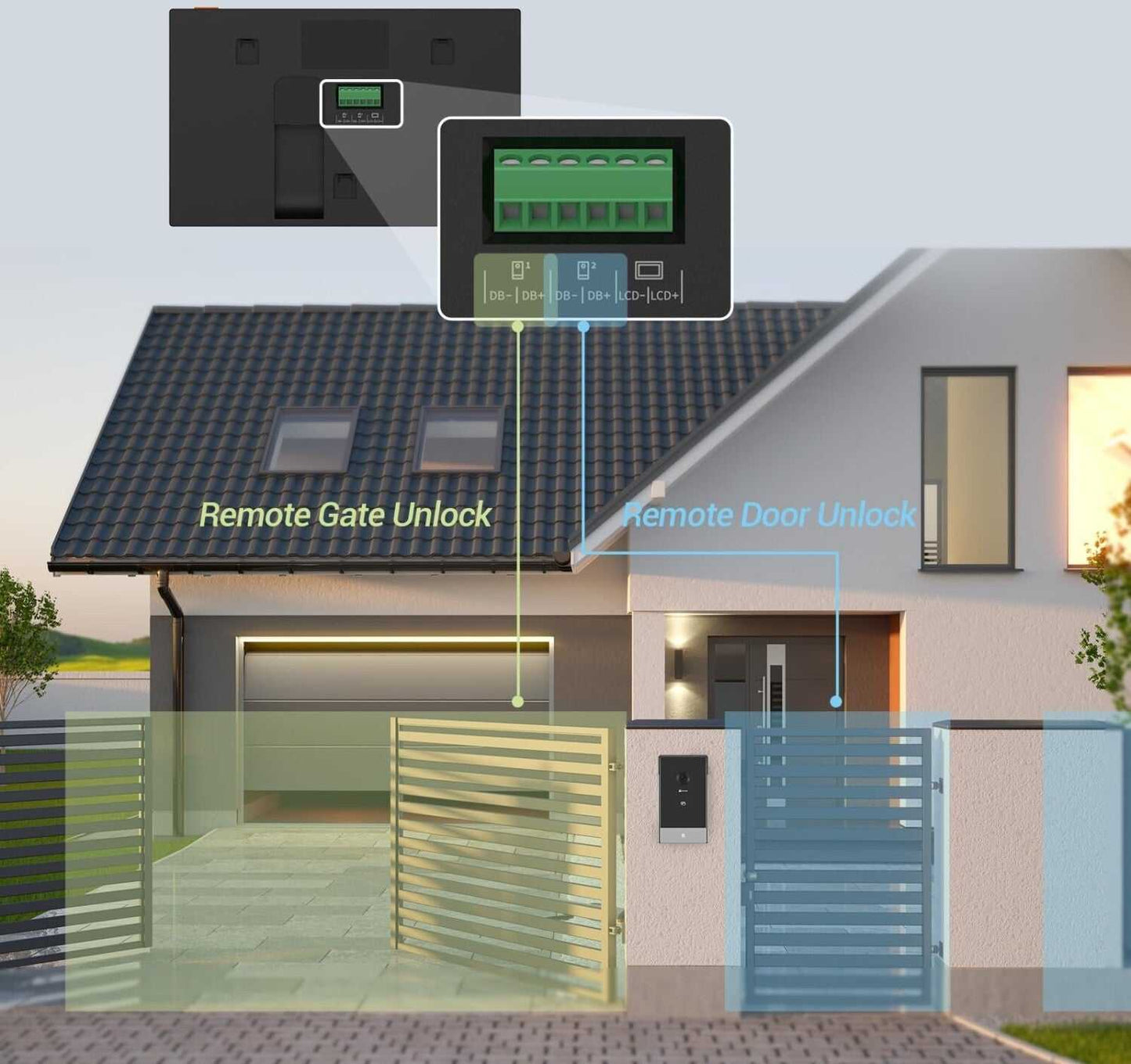 Ezviz CS-HP7-R105-1W2TFC Wireless video intercom Bahrain