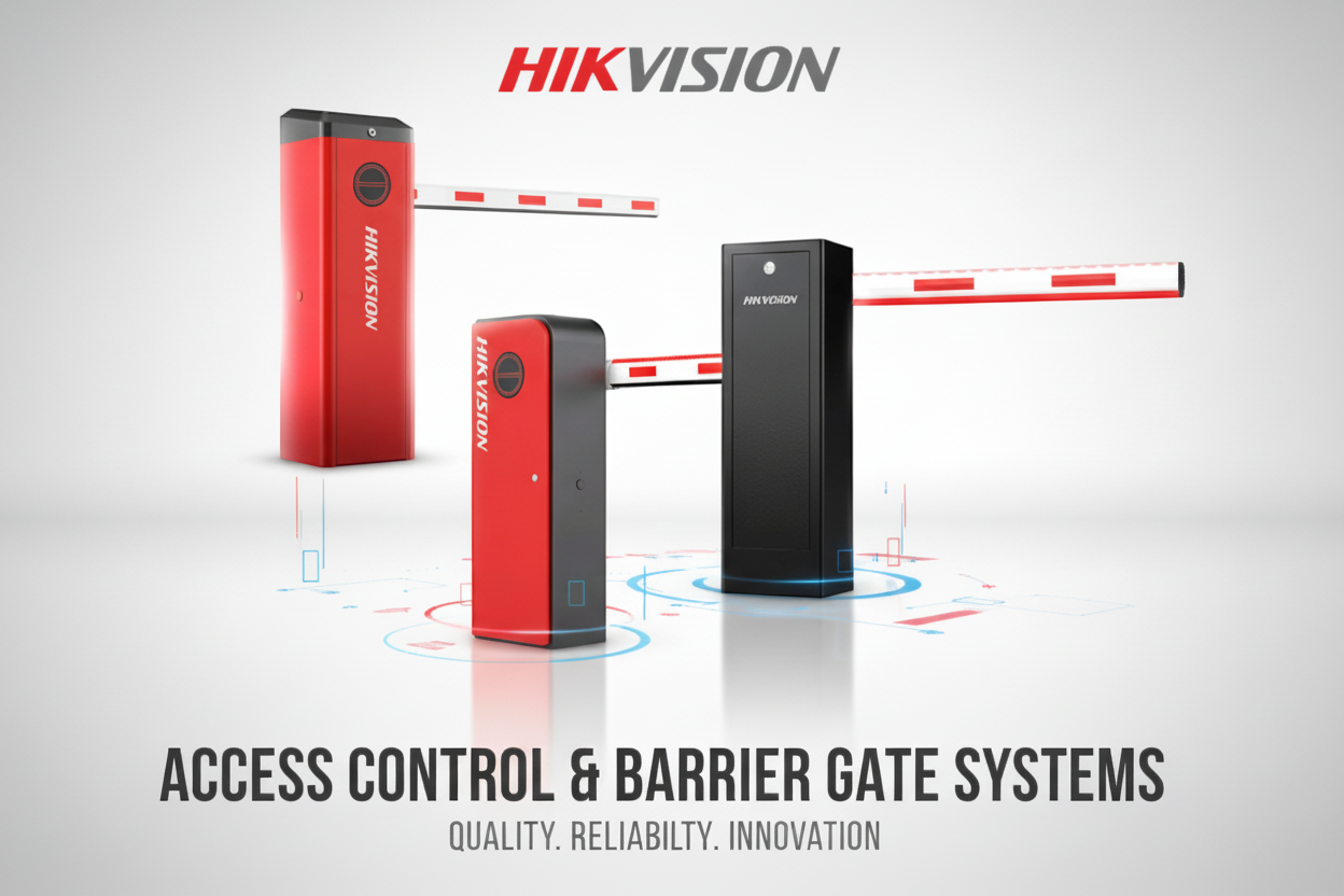 Hikvision barrier gate banner